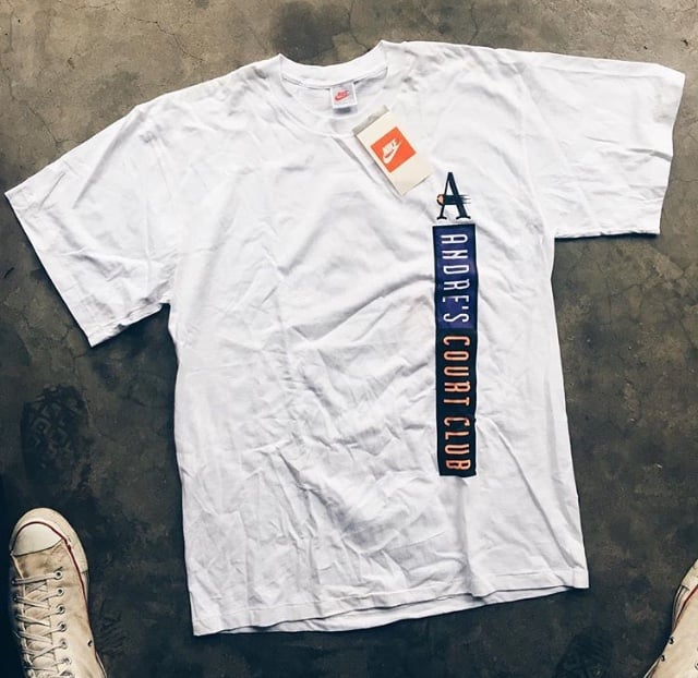 Image of Brand New With Tags Early 90’s Nike Agassi Court Club Tee.