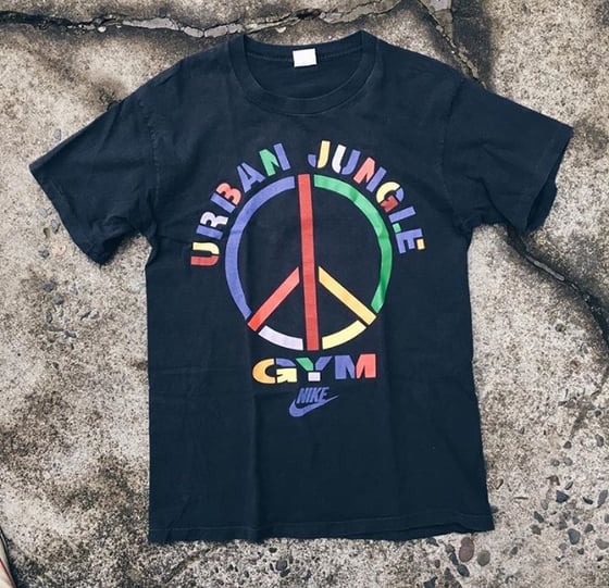 Image of Early 90’s Nike Urban Jungle Peace Tee Black.