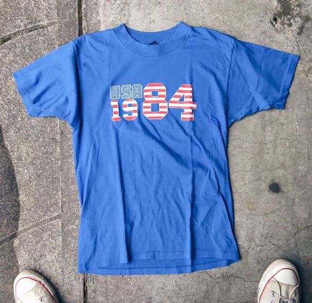 Image of Original 1984 Nike USA Olympics Tee.