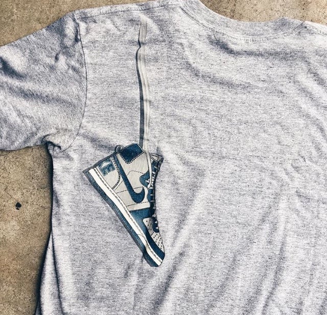 Image of Original 80’s Nike Hoyas Terminator Tee.