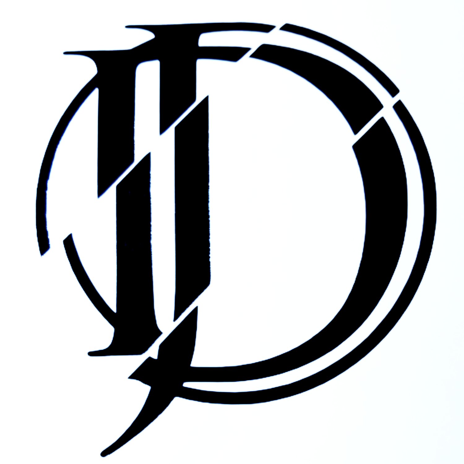Image of Johnny Deathshadow - JD Sticker 13x11,5 cm