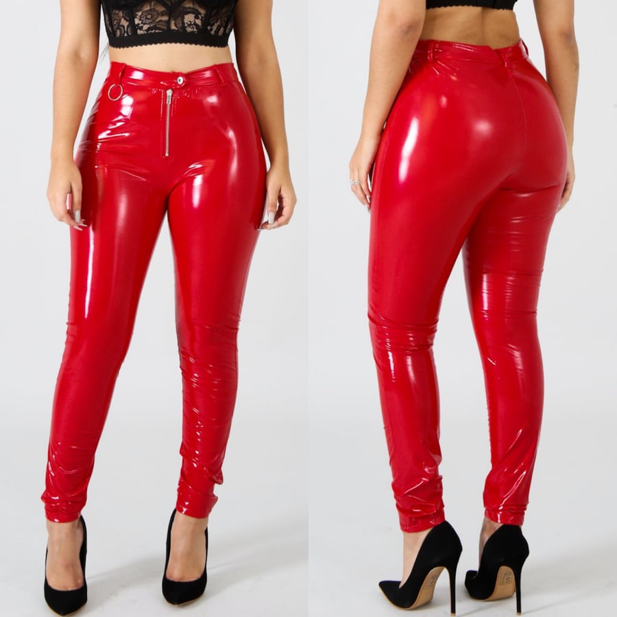 Image of Elena red pants 
