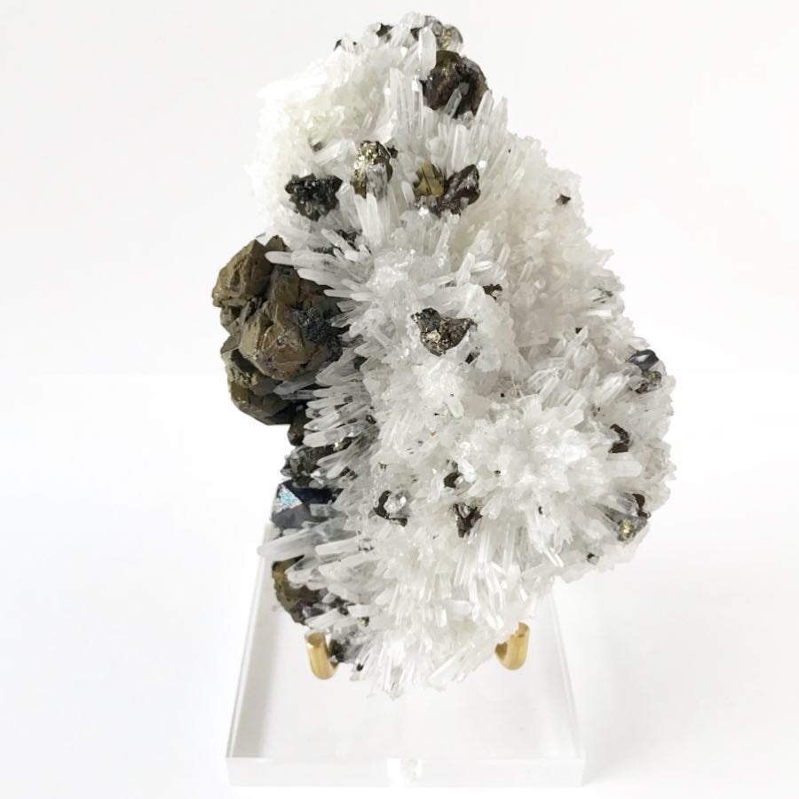 Image of Galena/Quartz/Chalcopyrite no.07 Stardust Collection Lucite Pairing