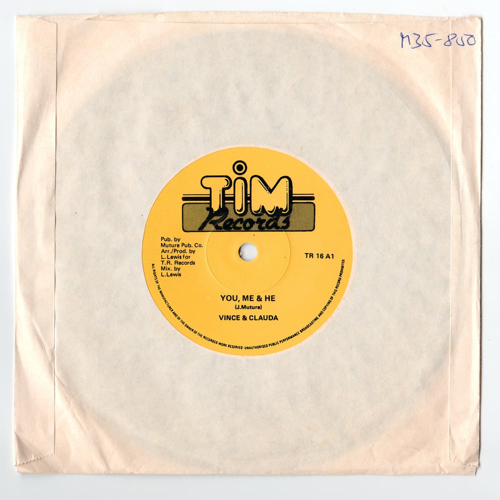 Image of Vince & Clauda - You, Me & He 7" (SOLD OUT)