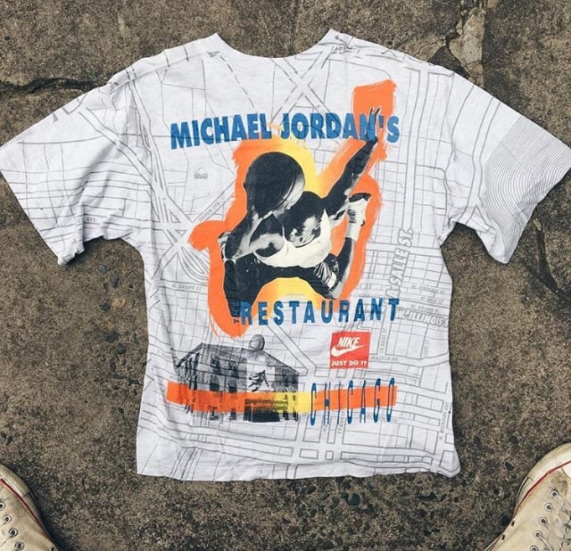 Image of Original Early 90’s Nike Air Jordan MJ’s Restaurant Tee.