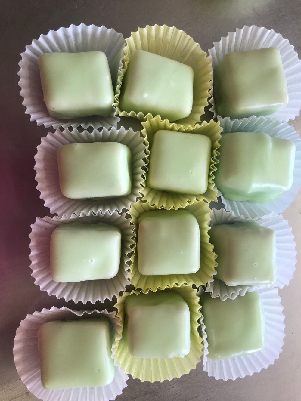 Image of Key lime petit fours 