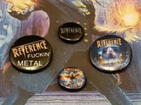 Vengeance Is...LIVE Assorted Buttons