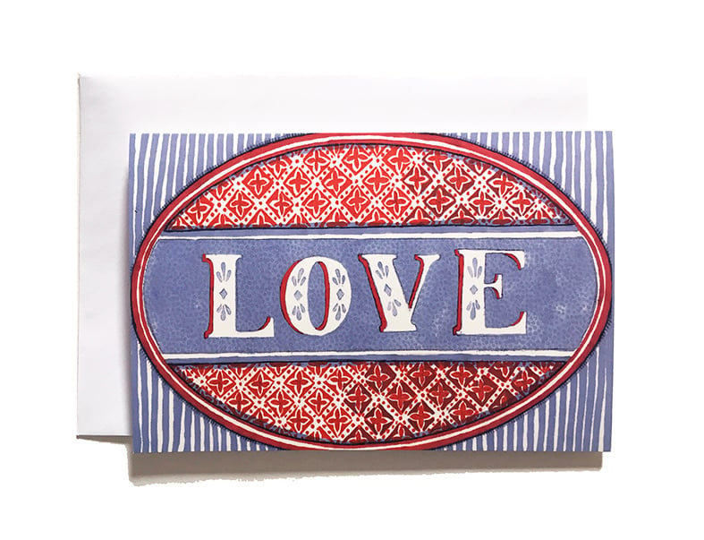 Image of LOVE - Greetings Card