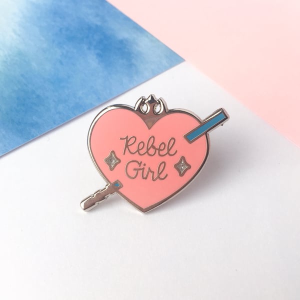 Image of Rebel Girl Pin 