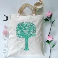 Image 1 of Tote Bag *Woman and Tree*