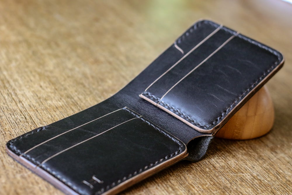 Image of Rivision Bifold in Black Horween Chromexcel