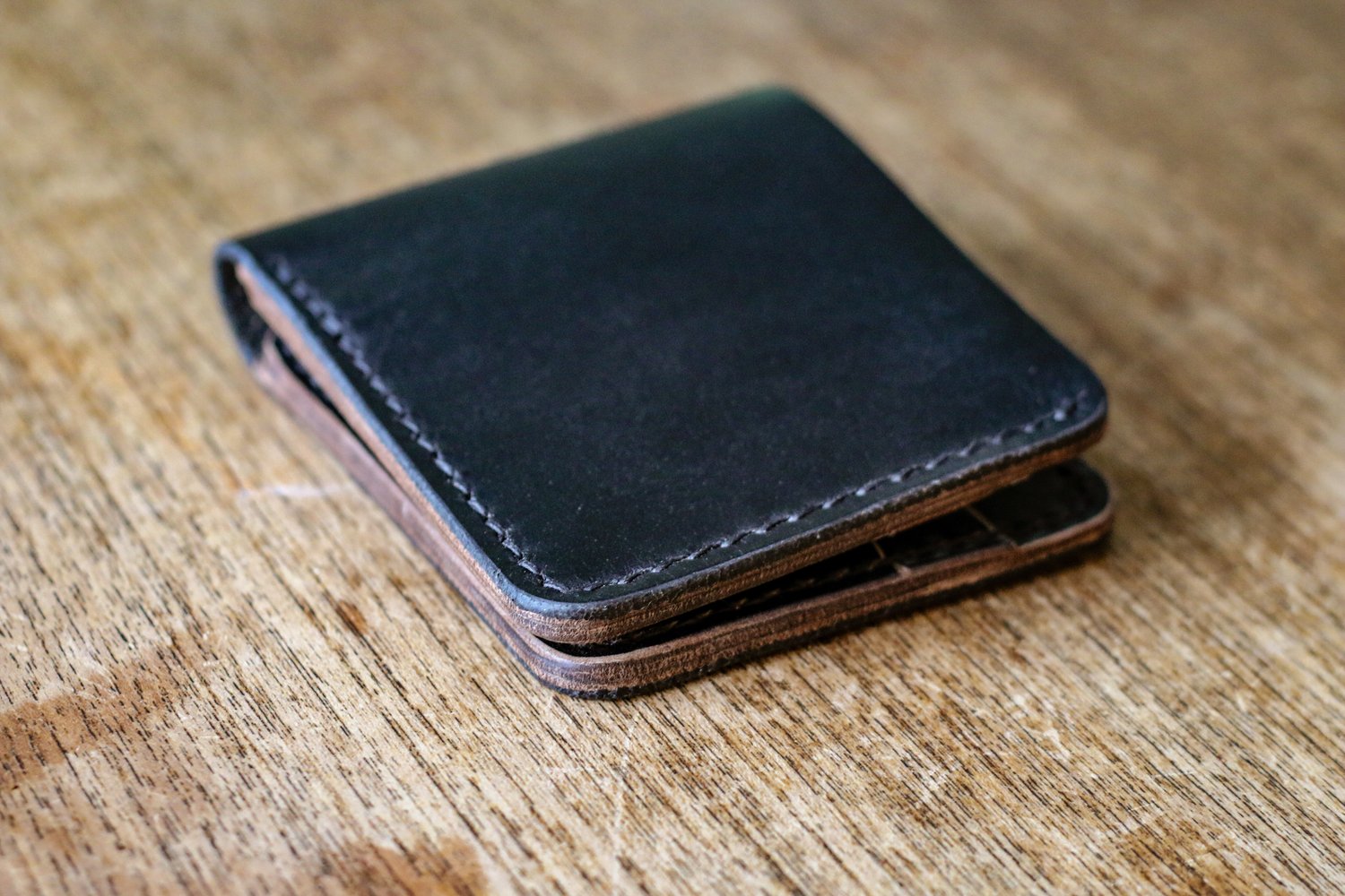 Image of Rivision Bifold in Black Horween Chromexcel