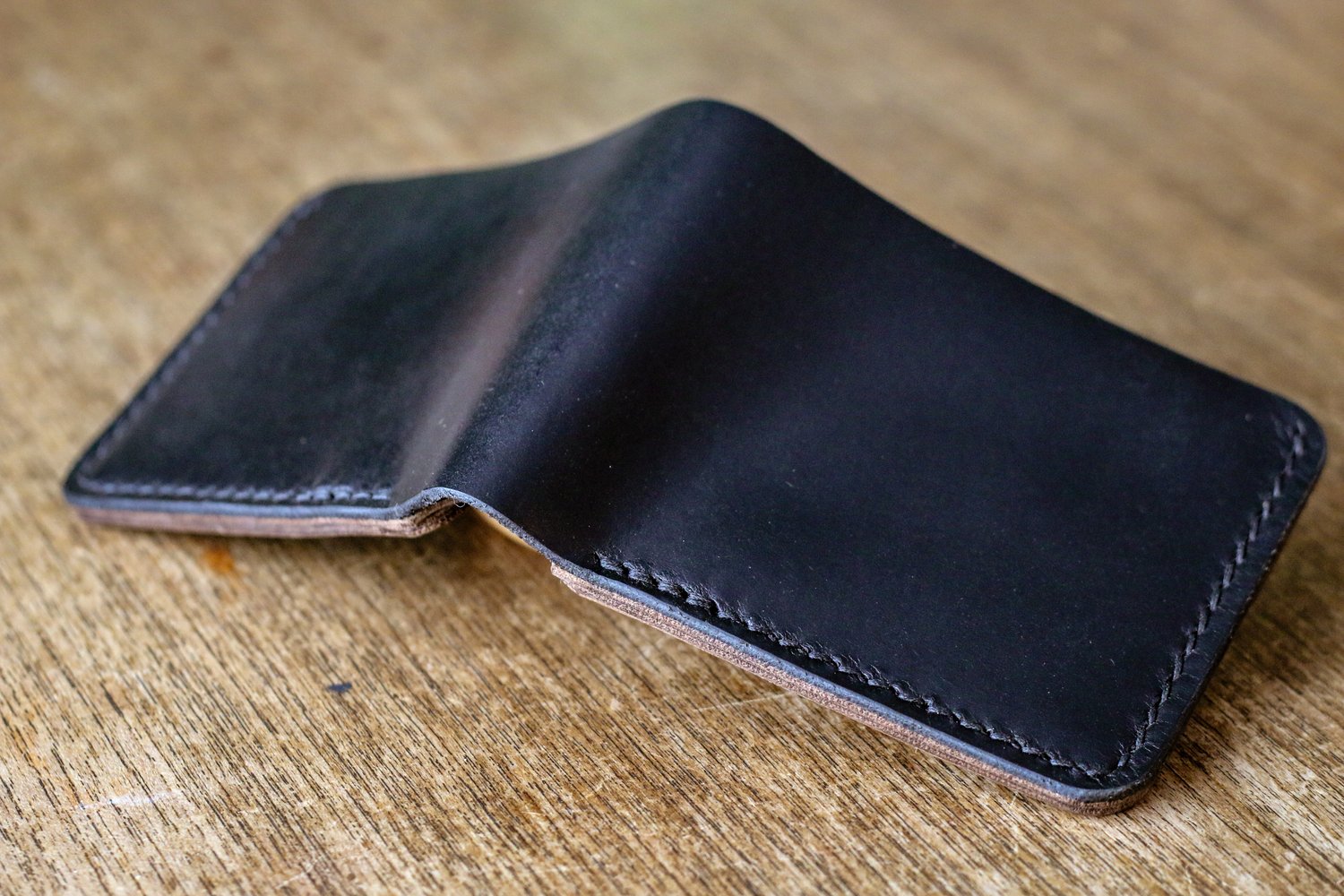 Image of Rivision Bifold in Black Horween Chromexcel
