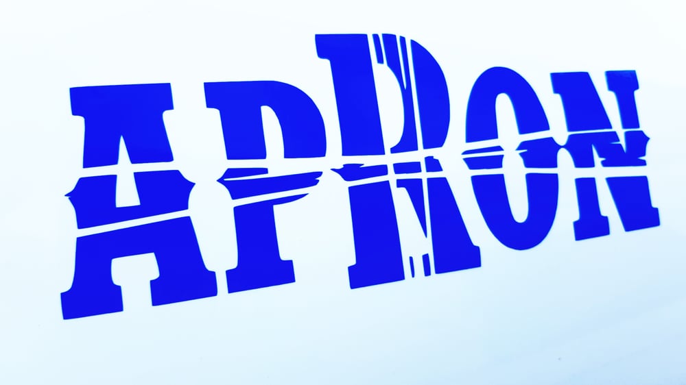 Image of apRon - Logo Sticker 13x5 cm