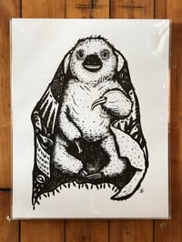 The Seer, Screen Print on Card Stock