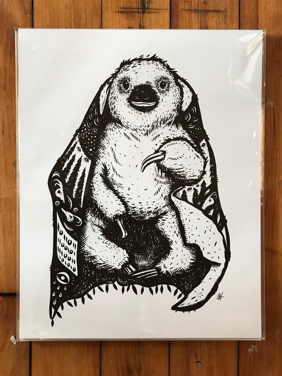 Image of The Seer, Screen Print on Card Stock