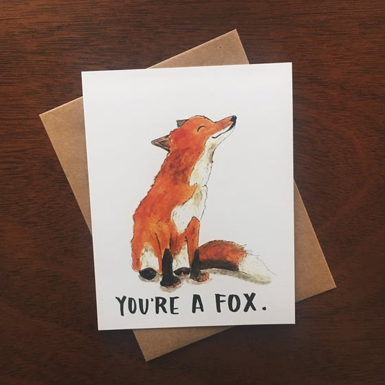 Image of You're a Fox Card