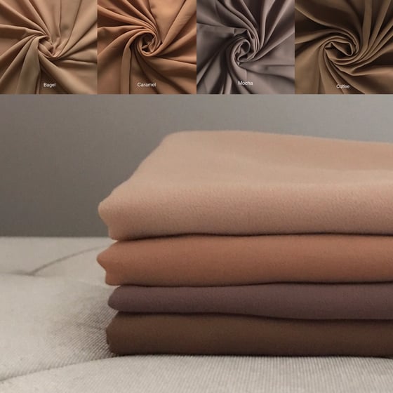 Image of Nude Brown/Beige Shades - Soft Chiffon