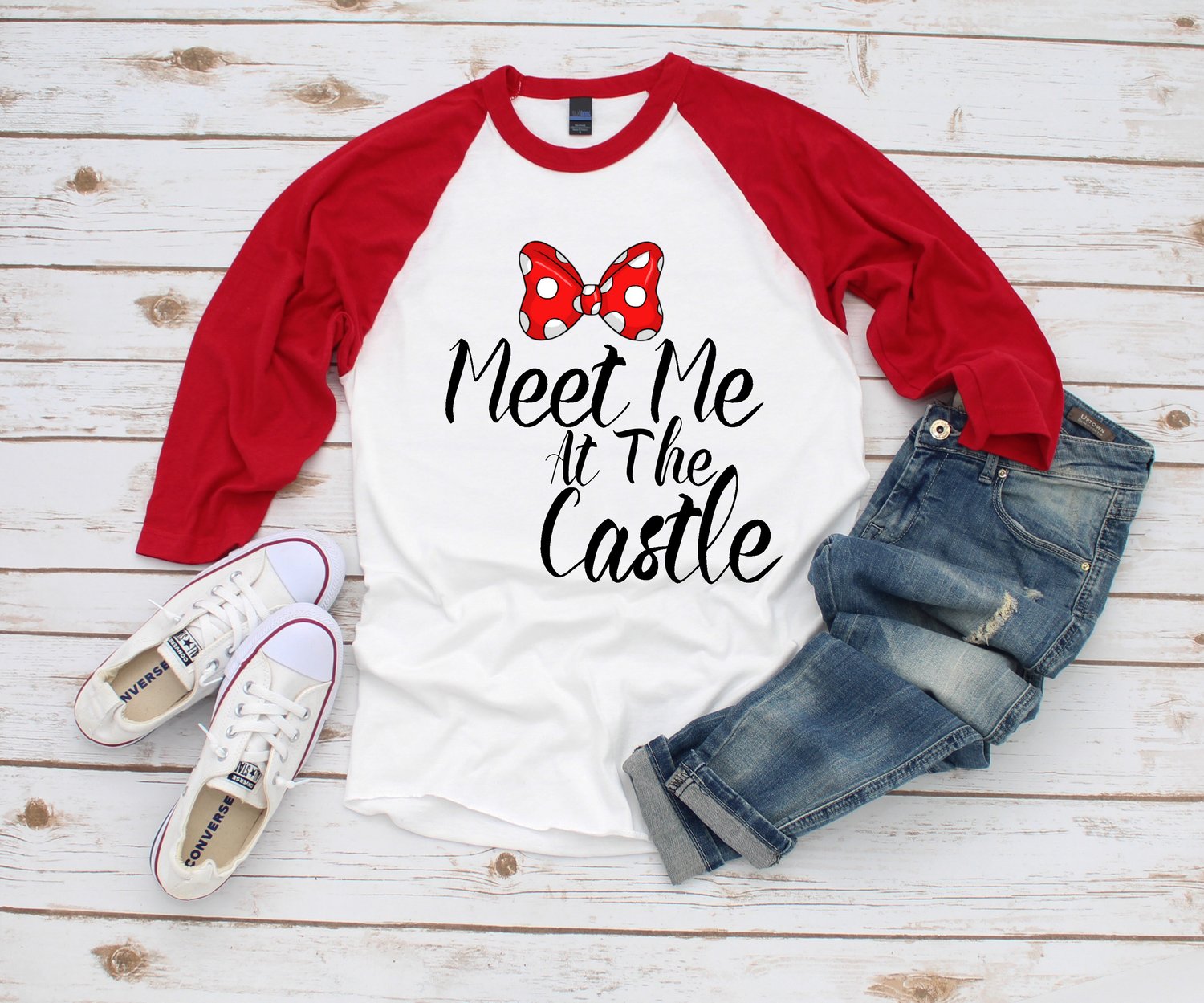Image of Meet Me At The Castle Baseball Tee