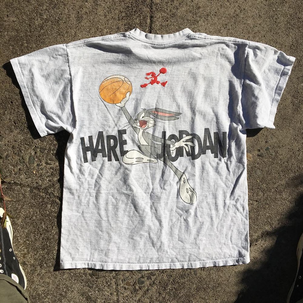 Image of Original 1993 Nike Hare Jordan Tee (Heather Grey).