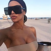 Image 1 of Mod Chic Oversized Sunglasses