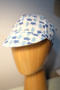 Image 2 of Cotton cycling cap - blue crowns KOM