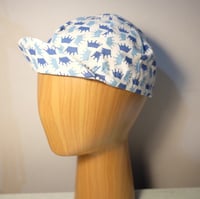 Image 3 of Cotton cycling cap - blue crowns KOM