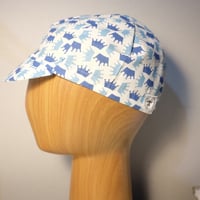 Image 1 of Cotton cycling cap - blue crowns KOM