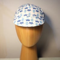 Image 4 of Cotton cycling cap - blue crowns KOM