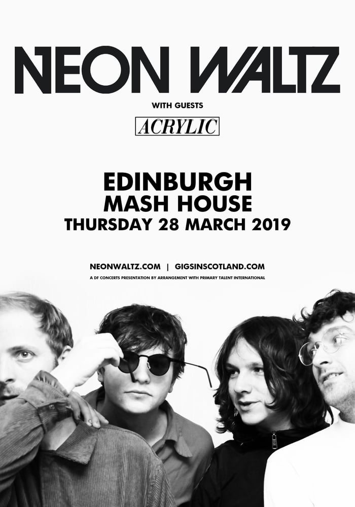 Image of Neon Waltz + Acrylic - The Mash House - Thursday 28th March