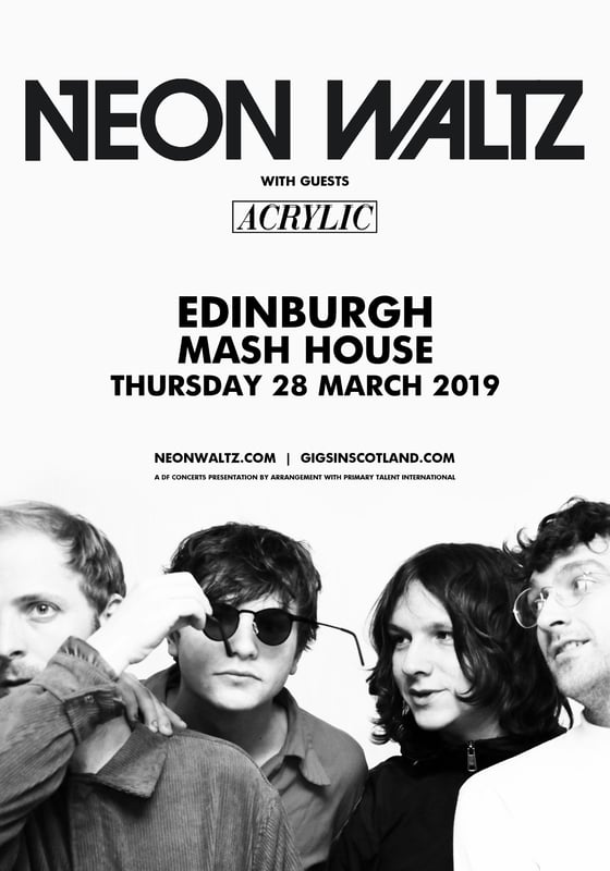 Image of Neon Waltz + Acrylic - The Mash House - Thursday 28th March