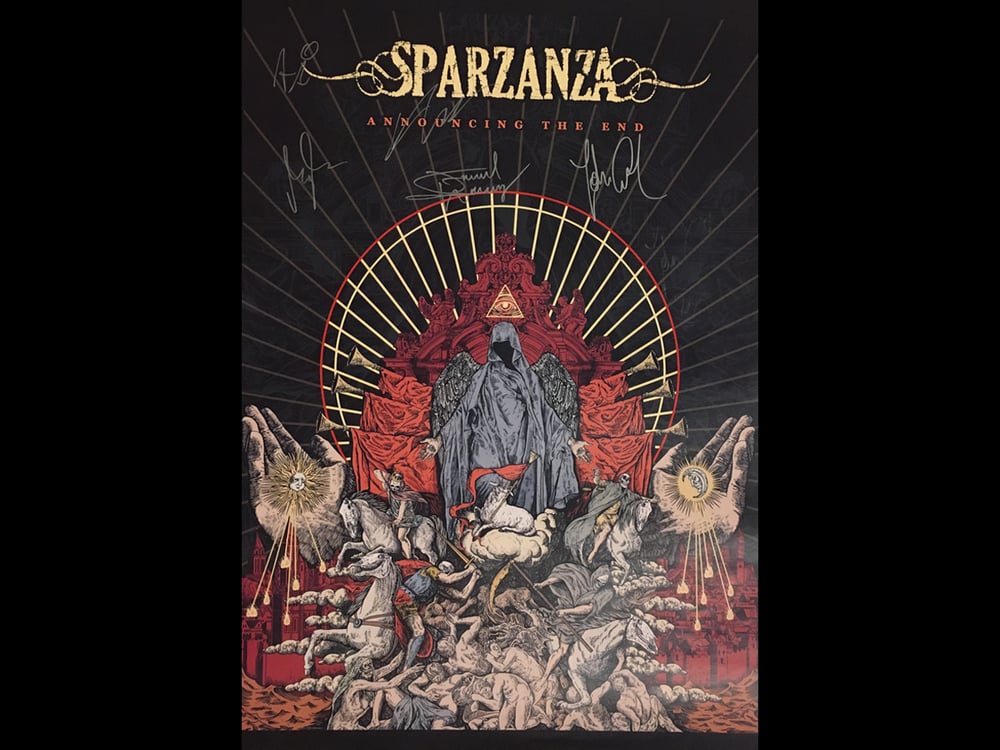 Image of Sparzanza - Announcing the End (Signed Poster)