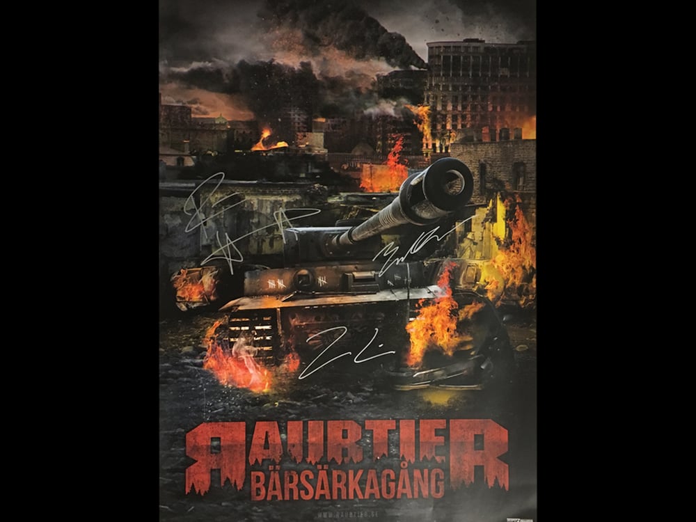 Image of Raubtier - Bärsärkagång (Signed Poster)