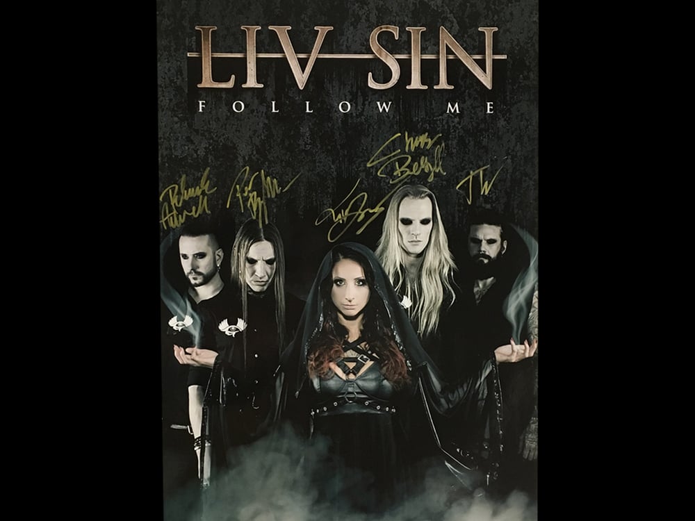 Image of Liv Sin - Follow Me (Signed Poster)