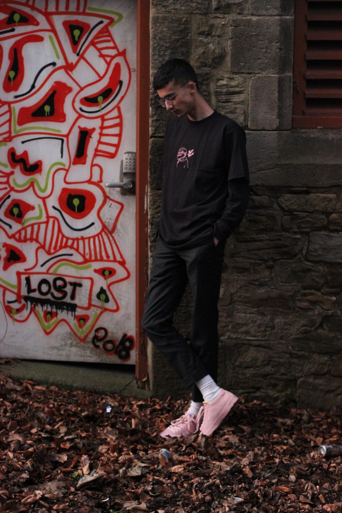 Image of 'INFER Racing' T-Shirt Black