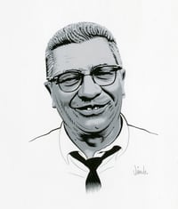 Image 1 of VINCE LOMBARDI acrylic painting