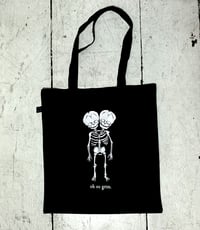 Image 2 of Skeletwins Tote Bag