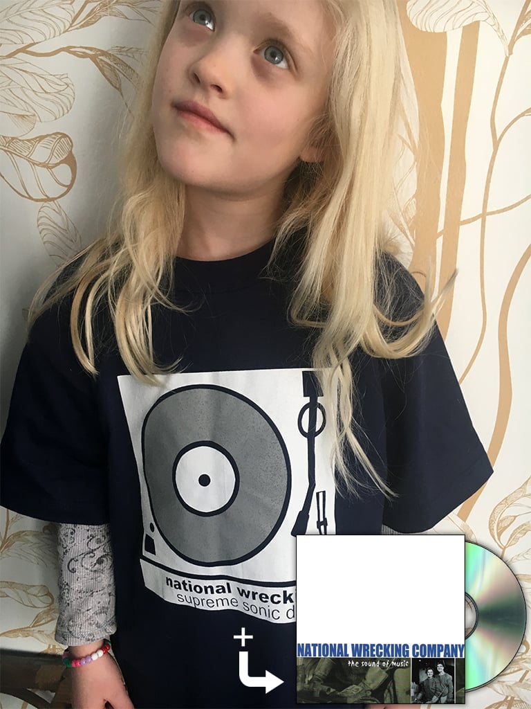 Image of Turntable T-Shirt/CD Combo (+ unreleased cassette demo)