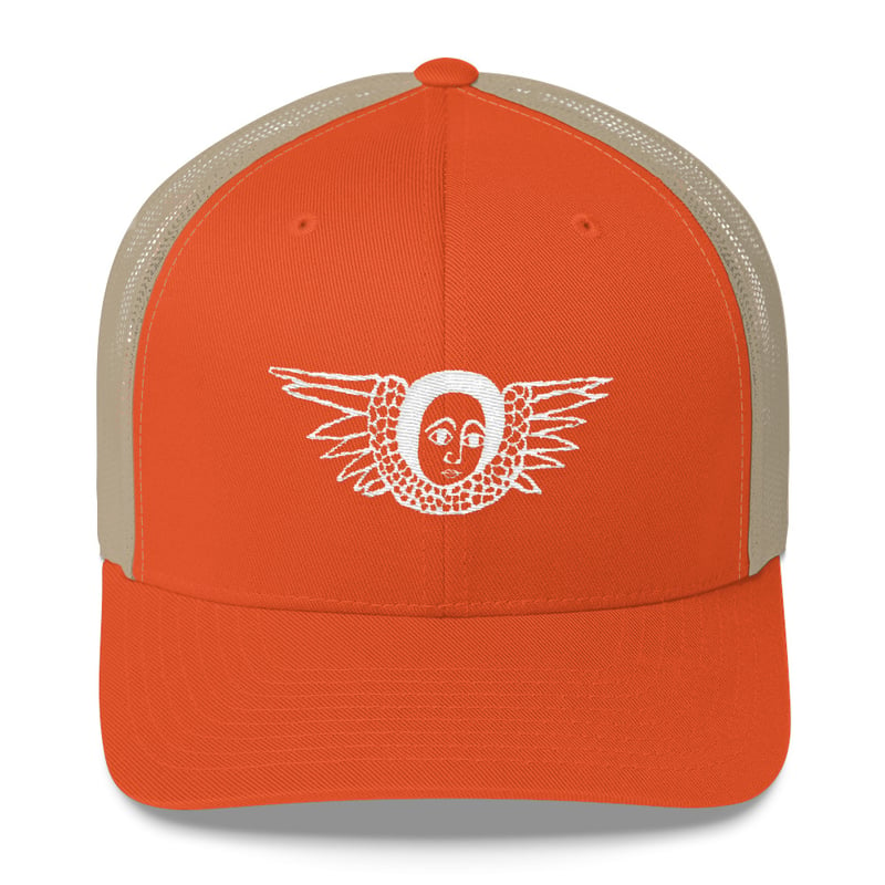 Image of ፀሐይ Mesh Hat <TANGERINE> 