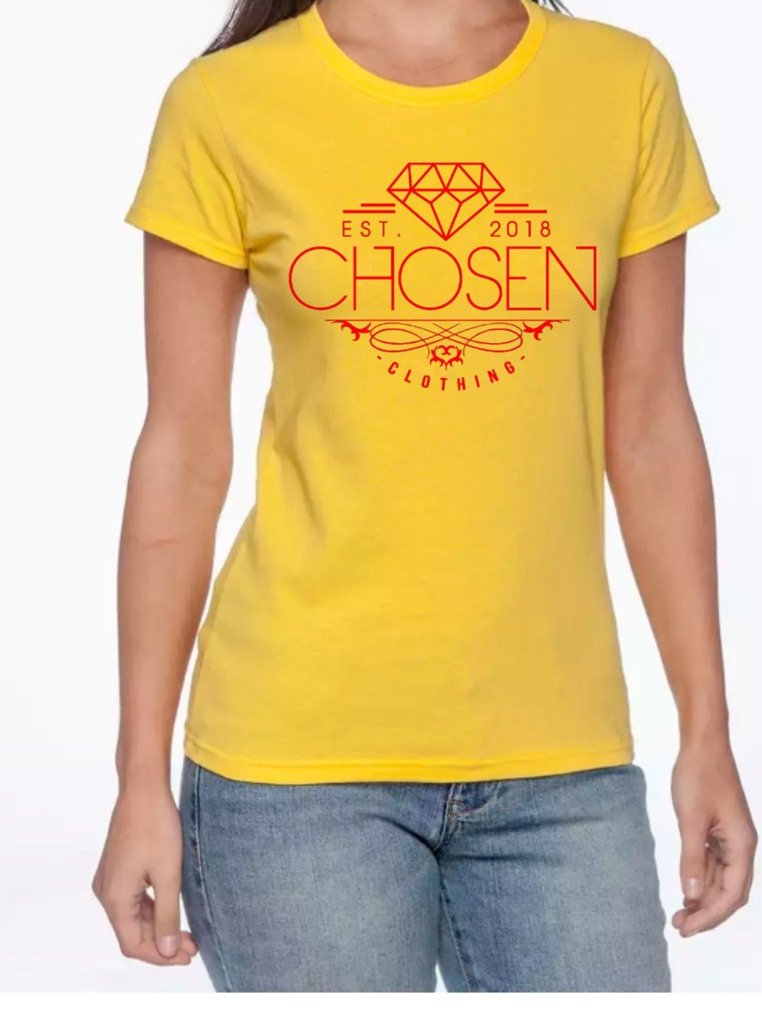 Image of Ladies Chosen Diamond T-shirts