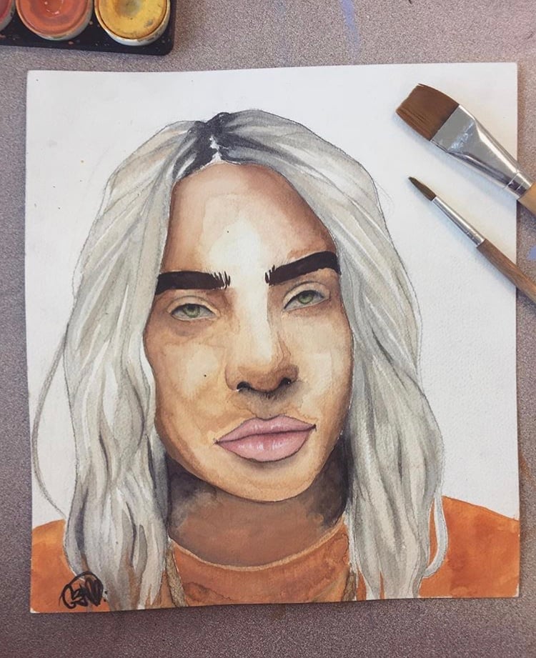 Billie Eilish Lost 100k Followers For Posting Drawing of Breasts