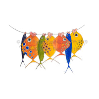 Image 1 of Australian Art Print - More Happy Fish