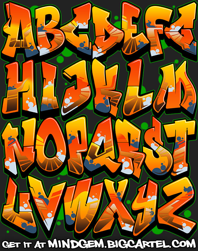 Graffiti Font - Shovel | Graffiti Fonts