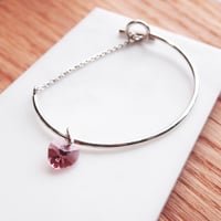 Image 2 of Heart Bangle