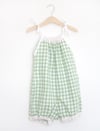 50s Playsuit - pink or green check