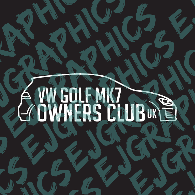 Image of VW Golf MK7 Owners Club UK Sticker
