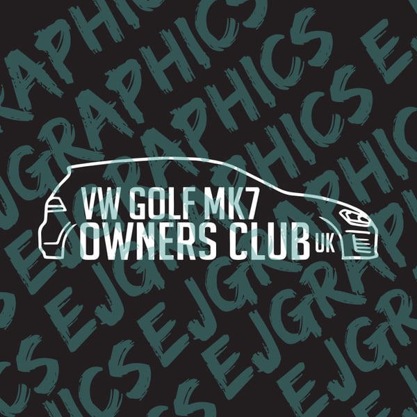 Image of VW Golf MK7 Owners Club UK Sticker