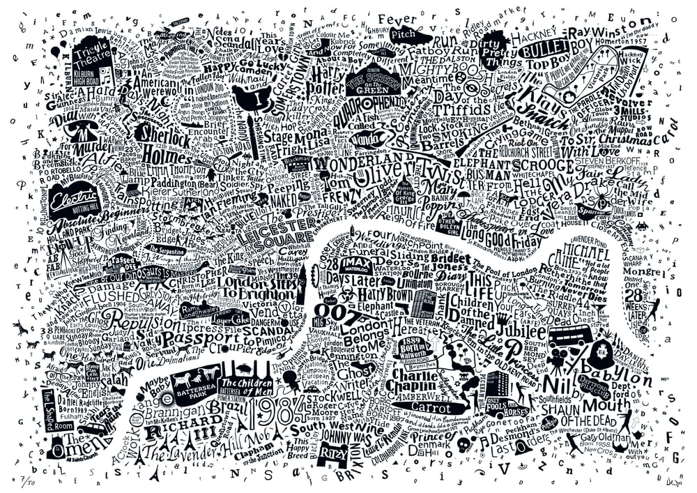 London Film Map (A2)