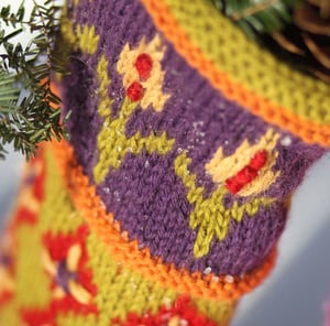 Image of Knit PDF - Kristin's Creative Christmas Stocking Pattern Download