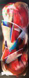 Abstract Red mask